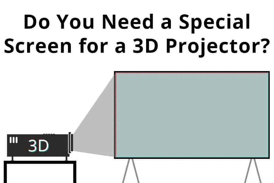 Do 3D projectors need a special screen
